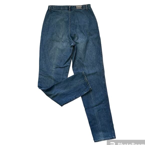 Rocky Mountain Rockies Bareback Jeans Western Rodeo Size 15 Punchy Denim Vintage - Picture 2 of 7